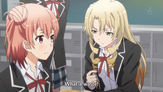 Anime girls blonde hair black 2 - hair free wallpaper