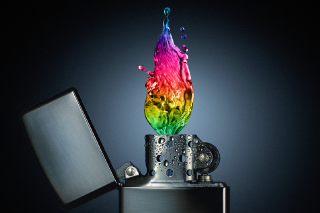 Colorful object lighter holder water - a colorful object free wallpaper