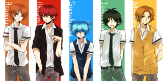 Anime boys strike force colorful - anime style free wallpaper