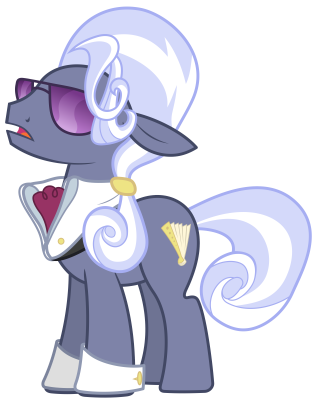 Cartoon pony white hat sunglasses - a cartoon pony free wallpaper