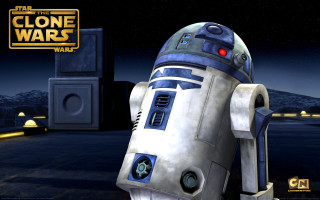 Robot standing star wars scene - scene free wallpaper