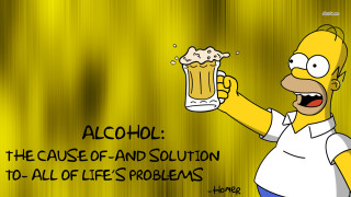 Cartoon character beer glass alcohol 2 - hand free wallpaper