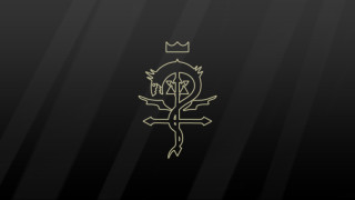 Cross crown black white photo - nier:automata free wallpaper