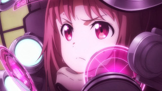 Girl pink hair purple light - a purple light free wallpaper