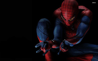Spiderman sitting fishnet scales sharp - a spider man free wallpaper