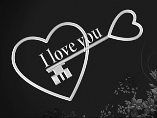 Heart key i love you - claude rogers free wallpaper