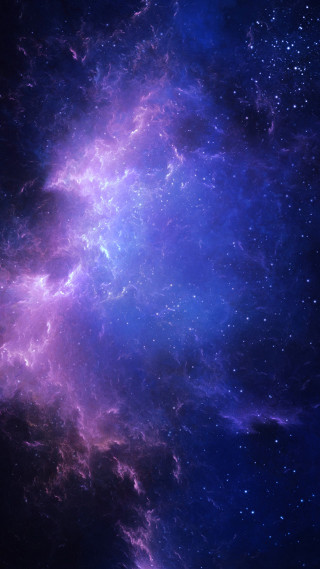 Purple blue space stars dust 5 - star and dust free wallpaper