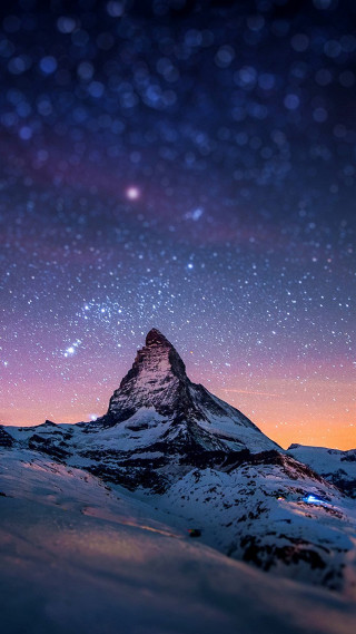 Mountain star filled sky above 5 - the sky above free wallpaper for mobile