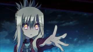 Woman long hair red eyes 3 - her right hand free wallpaper