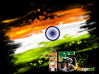 Indian flag number five man - processed free wallpaper for desktop