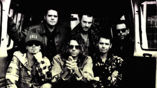 Bus group hands up window - a window free wallpaper