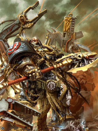 Robot gun machine gears painting - bayard wu free wallpaper for mobile