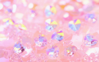 Diamonds pile pink yellow background - diamond free wallpaper