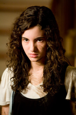 Woman long hair black shirt 21 - free light wallpaper