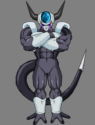 Cartoon character big horned head - his arm free wallpaper for mobile