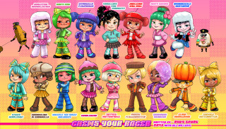 Cartoon characters costumes hair styles - artgem free wallpaper for desktop
