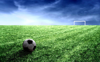 Soccer ball green field goal 2 - andrew robertson free wallpaper
