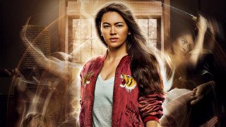 Woman standing window red jacket - a red jacket free wallpaper