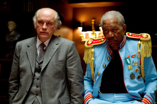 Two men suits statue uniform - benoit b. mandelbrot free wallpaper