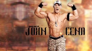Muscular man hat flexing pose 2 - his hands in free wallpaper