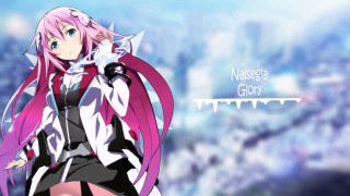 Anime girl pink hair black 3 - outfit free wallpaper