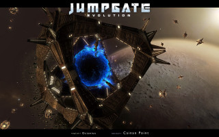 Space station blue ring space - avgust černigoj free wallpaper