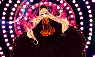 Black dress red yellow hat - hat free wallpaper for desktop