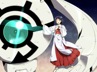 Woman white dress giant object - ghost in the shell free wallpaper