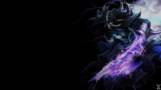 Demonic creature purple lightning black - lightning bolt free wallpaper