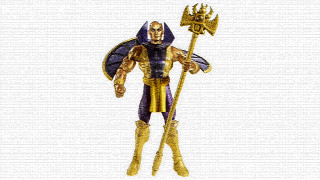 Golden armor man statutepolka dot - toy free wallpaper