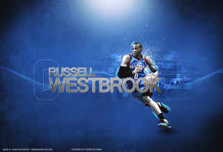 Russell westbrook basketball player running - a basketball player free wallpaper