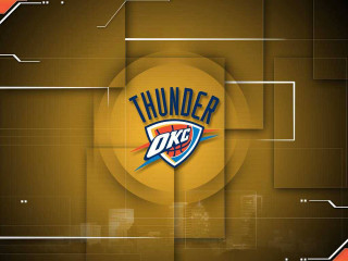 Thunder basketball background lines image - a basketball free wallpaper