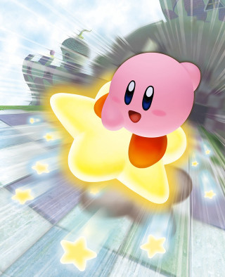 Pink star smiling face eyes - free light wallpaper for mobile