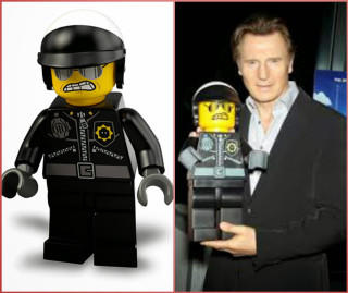 Man holding lego figure suit - bogi fabian free wallpaper