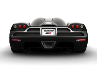 Black sports car white background - a red tail light free wallpaper