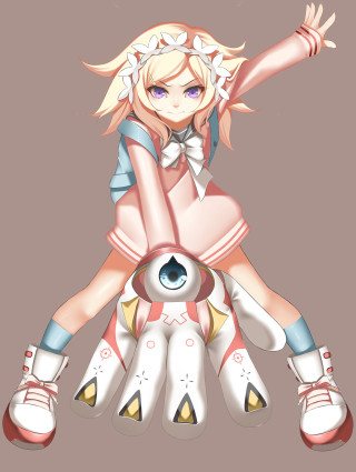 Cartoon character pink outfit white - white shoe free wallpaper