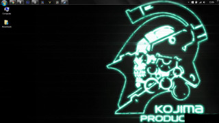 Neon skull pirate sign dark - metal gear free wallpaper
