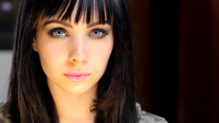 Woman long black hair blue 9 - a black hair free wallpaper