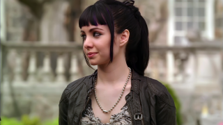 Woman black hair black jacket - a black hair free wallpaper