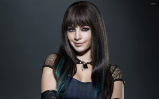 Gothic portrait black gloves long - black glove free wallpaper