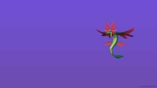 Cartoon character flower head tail - vine free wallpaper