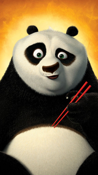 Panda red chopsticks surprised yellow - adrian zingg free wallpaper for mobile