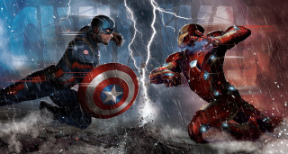 Superheroes fighting rain lightning building - a lightning bolt free wallpaper