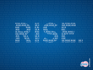 Blue background ice white letters - ascii art free wallpaper for desktop