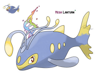 Blue whale yellow fin fish - luminous free wallpaper for desktop