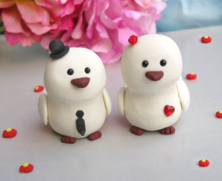 White birds hearts flower confetti - red heart free wallpaper