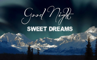 Mountain range good night sweet - a sky background free wallpaper