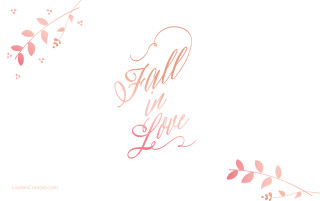White background floral design fall - love free wallpaper