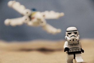 Lego stormtrooper toy plane flying 2 - war free wallpaper for desktop