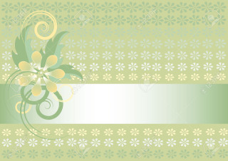 Floral background green white stripe - a floral background free wallpaper